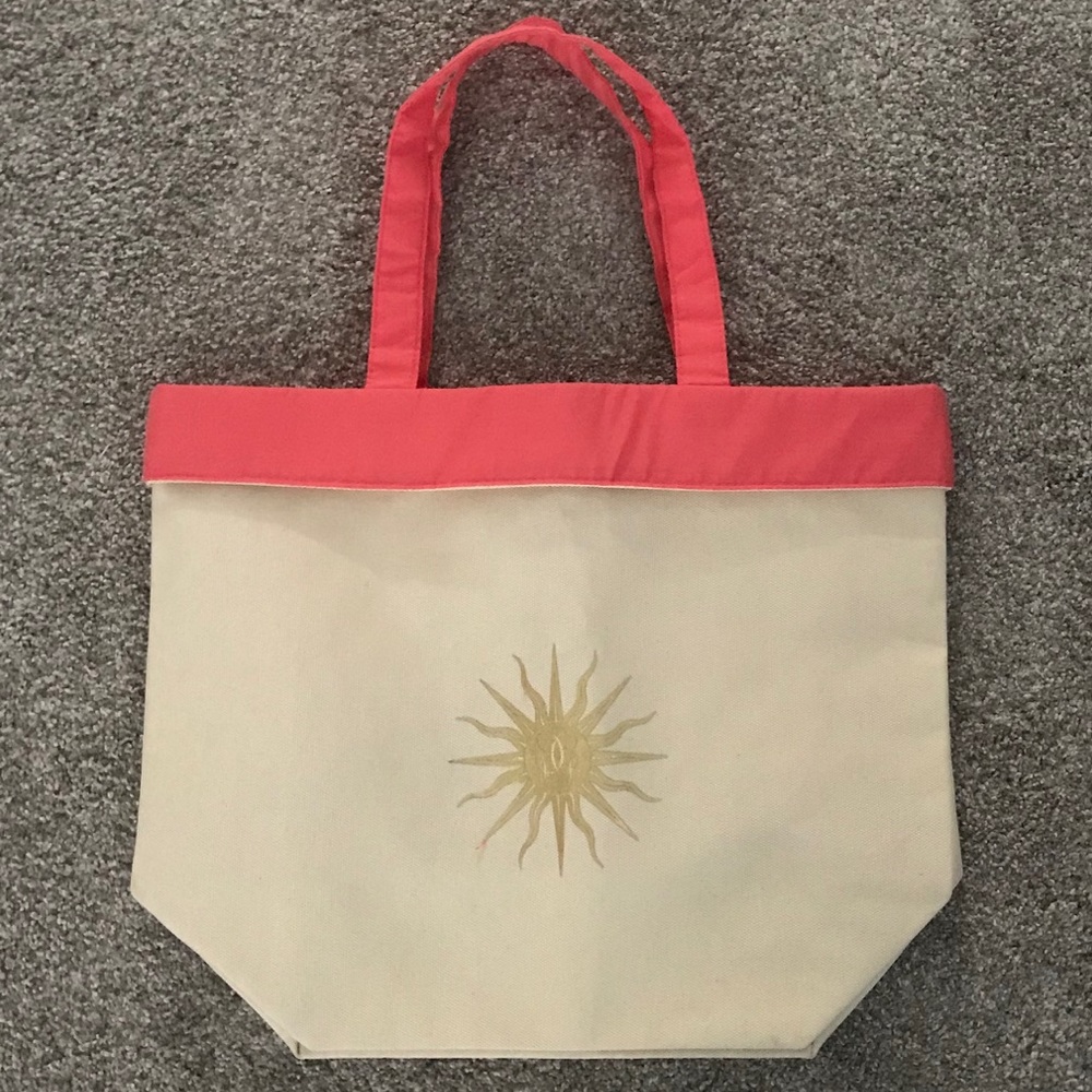 Guerlain Be Happy & Glow Canvas Tote Bag